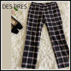 【リボン様専用】DES PRES デプレ　チェック　ウール　パンツ　サイズ0のサムネイル