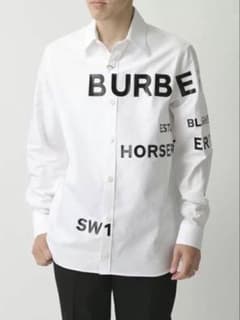 Burberry ホースフェリー　白シャツXSサイズのサムネイル