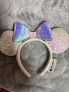 ミニー　カチューシャ　スタッズ付き黒のサムネイル