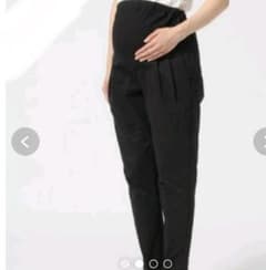 マタニティパンツ 黒　レプシィム　テーパードパンツのサムネイル