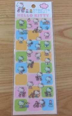 レア☆平成レトロ ハローキティ エンボスラメシール サンリオ - メルカリ
