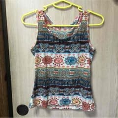 タンクトップ エスニック風のサムネイル