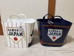【未使用品】侍ジャパン　収納バケット　二種