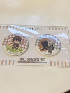 文豪ストレイドッグス 文スト 江戸川乱歩 福沢諭吉 缶バッジセット 缶バッジのサムネイル