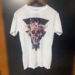 フラワースカル グラフィック Tシャツ ホワイトのサムネイル