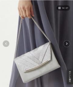 3way異素材ラメフラップ　クラッチバック/Dorry Dollのサムネイル