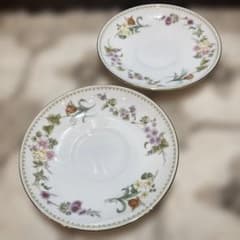 ウェッジウッド「ミラベル」ソーサーのみ 2セット - メルカリ