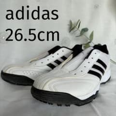 訳あり‼️adidas ホワイト ブラック スニーカー 26.5cmのサムネイル