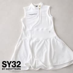 SY32 BY SWEETYEARS ワンピース ホワイト　ノースリーブ　美品 SY32 BY SWEETYEARS ワンピース ホワイト ノースリーブ 美品 - メルカリ