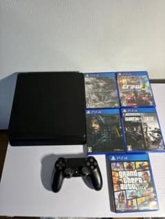 PlayStation 4 本体 コントローラー ソフト5本セット 動作確認済みのサムネイル