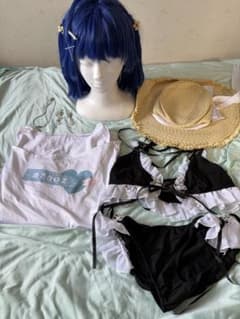 にじさんじ 天宮こころ コスプレ 水着 ウィッグ付のサムネイル