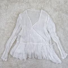 【美品】nest Robe リネンガーゼ カシュクールブラウス 2way 白 美品】nest Robe リネンガーゼ カシュクールブラウス 2way 白 - メルカリ