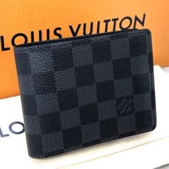 未使用級ルイヴィトン ダミエ グラフィット ポルトフォイユ ミュルティプル 財布 未使用級ルイヴィトン ダミエ グラフィット ポルトフォイユ
