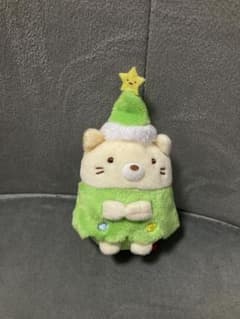 [미품]스미코구라시 테노리 봉제인형 고양이 크리스마스