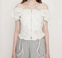 SLY FRONTZIP 2WAY トップス ホワイト - メルカリ