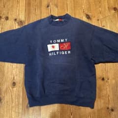 TOMMY HILFIGER ネイビートレーナー XLのサムネイル
