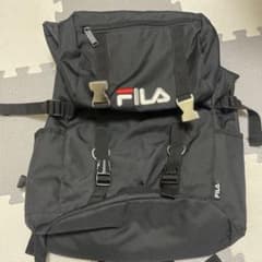 FILA 黒 ナイロン バックパック