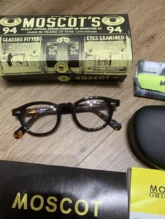 【未使用】 MOSCOT モスコット レムトッシュ44サングラス 鼈甲のサムネイル