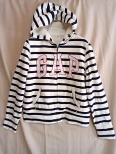 y2k❤️ 4668GAP ボーダー パーカー キッズ　サイズXXL14−16のサムネイル
