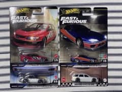 ホットウィール ワイルドスピード含む4台セット