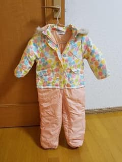 女の子☆スキーウェア・つなぎ　100cmのサムネイル