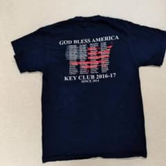 US古着 KEY CLUB ポケットTシャツ ネイビーのサムネイル