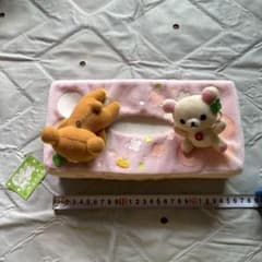 リラックマ　ぬいぐるみ　ティッシュケース　カバー　入手困難　レアのサムネイル