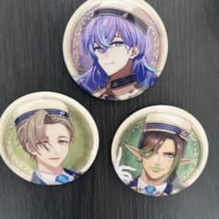 にじさんじビスケット　缶バッジ 3種セットのサムネイル
