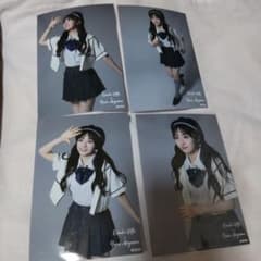 AKB48 大丸梅田 大丸東京衣装展 生写真 秋山由奈 4種 1枚少し折れあり