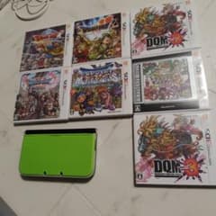 Newニンテンドー3DSLL 本体 ドラクエ、ファイファンソフト18本セットのサムネイル