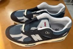 New Balance 991 Vn2スニーカー ネイビー 27.5cmのサムネイル