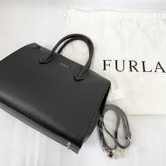 美品 フルラ レザー 2way ショルダーバッグ ブラック FURLAのサムネイル