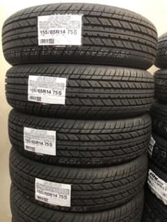 送料込み！155/65R14ヨコハマタイヤ S306 新品★22年製★4本セットのサムネイル