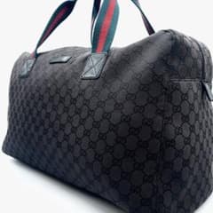 ✨美品✨　GUCCI グッチ　GG シェリーライン　ボストンバッグ　黒　ブラックのサムネイル