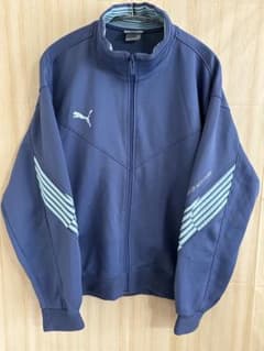 【希少】プーマ PUMA トラックジャケット ジャージ上着 刺繍ロゴ 日本製のサムネイル