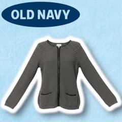 OLD NAVY グレー ニットセーター ジャケットのサムネイル
