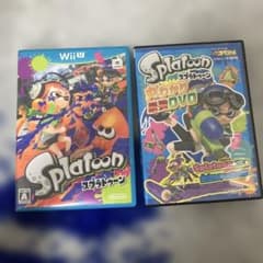 WiiU 스플래툰 Splatoon 소프트 DVD 세트 동작 미확인
