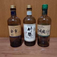 【空瓶】余市20年　余市15年　余市12年　余市10年空瓶セット ニッカウヰスキー 余市10年 竹鶴17年 宮城峡10年 空瓶 - メルカリ