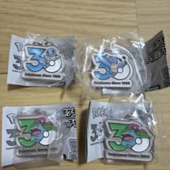ポケモン30周年　メタルチャームマスコット　フシギバナ　カメックス　ゼニガメ新品のサムネイル