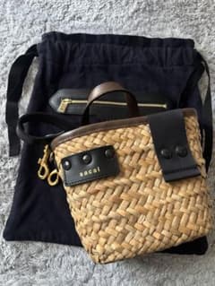 sacai 希少カラー ハイブリット マルシェバッグ カゴバッグ sacai 希少カラー ハイブリット マルシェバッグ カゴバッグ - メルカリ