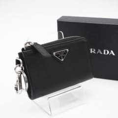 PRADA コインケース サフィアーノ ミニポーチ キーチェーン チャーム
