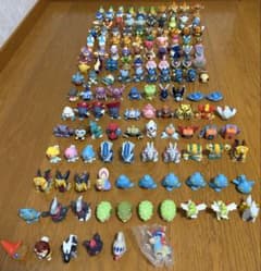 【超激レア】Pokemon　ポケモン　ソフビ 指人形 クリアバーション　カモネギ 大量146体】ポケモンキッズ まとめ売り 指人形 ソフビ クリア