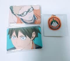 ハイキュー 月島蛍 山口忠 缶バッジ キーホルダー - メルカリ