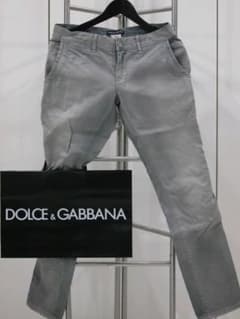 DOLCE&GABBANA 美品 14 GOLD 加工 コットンパンツ ドルガバのサムネイル