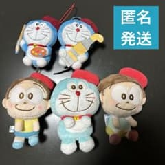 ドラえもん　のび太の絵世界物語　&you その他マスコット　5体セット　45周年