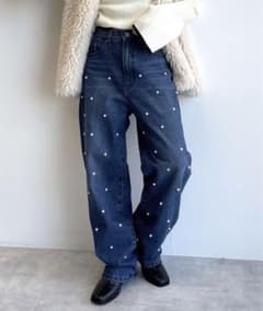 w closet パールビジューデニムパンツのサムネイル