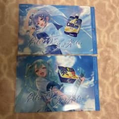 LOTTE 初音ミク 星街すいせい クリアファイル 2種セット - メルカリ