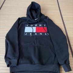 TOMMY JEANS ブラック パーカー Mのサムネイル