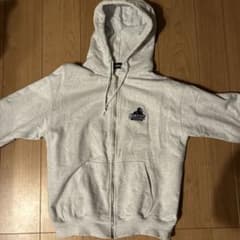 XLARGE グレー ジップアップパーカー Mサイズのサムネイル
