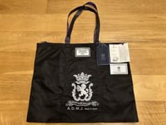 新品】A.D.M.J. ナイロントートバッグ デービス/オリタタミバッグL 黒 